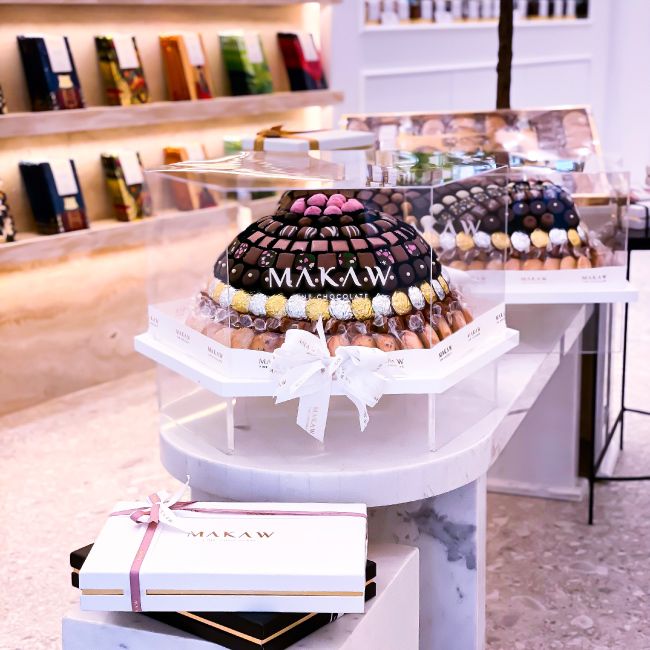 PEARL TOP ACRYLIC HEXAGON TRAY – 3kg