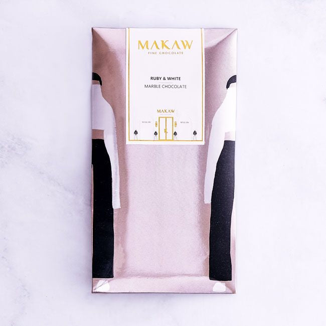 WHITE & RUBY – MARBLE CHCOLATE – 100g