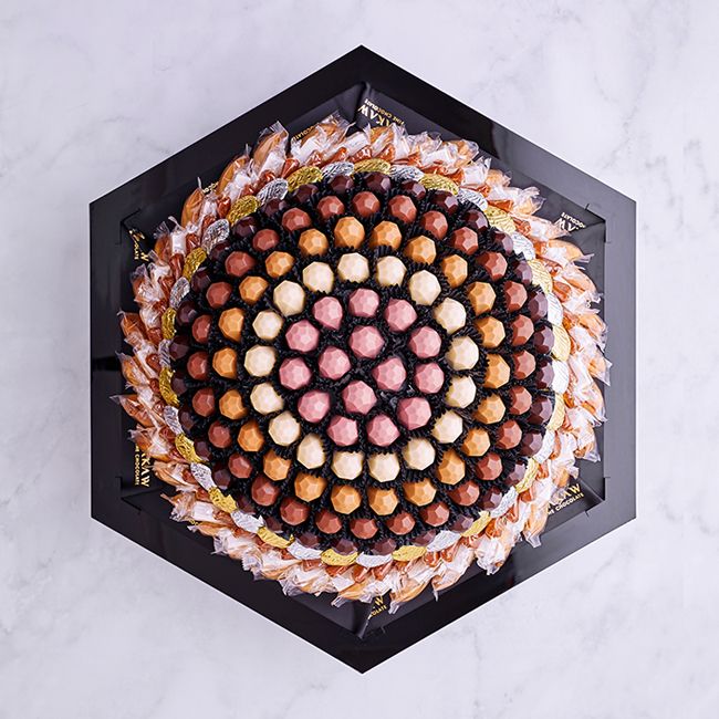 DIAMONDS ACRYLIC HEXAGON TRAY – 3kg