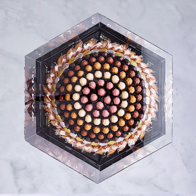 DIAMONDS ACRYLIC HEXAGON TRAY – 3kg