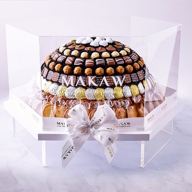 PEARL TOP ACRYLIC HEXAGON TRAY – 3kg