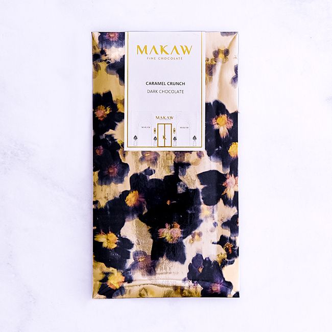 CARAMEL CRUNCH – DARK CHOCOLATE – 100g