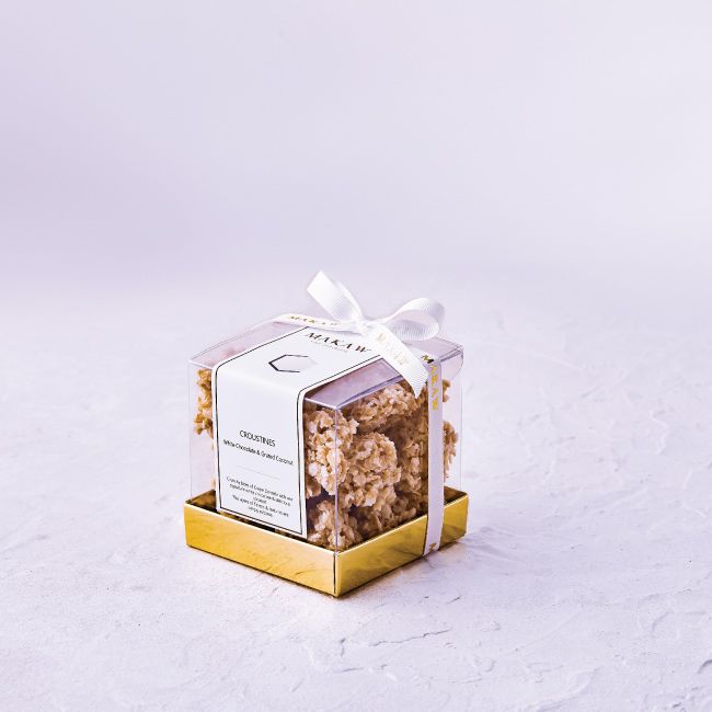 WHITE CHOCOLATE & COCONUT CROUSTINES PACK – 150g