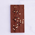 DARK & ORANGE – MARBLE CHOCOLATE – 100g