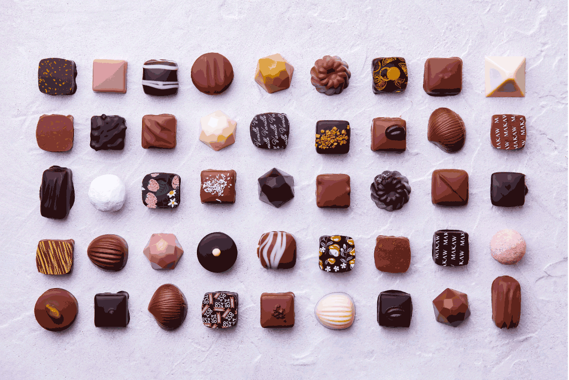 What is the difference between Praliné and Ganache?